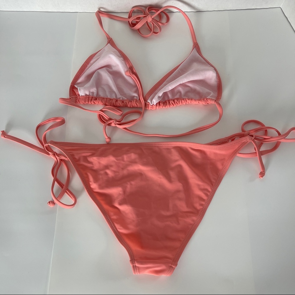 Pink String Bikini Size S - Picture 2 of 2